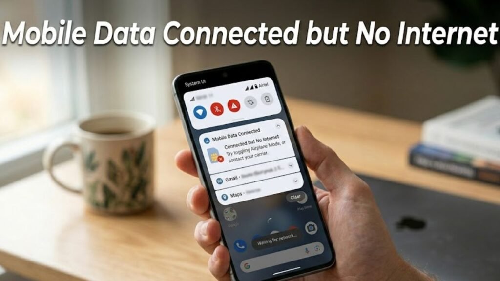 Mobile Data Connected but No Internet