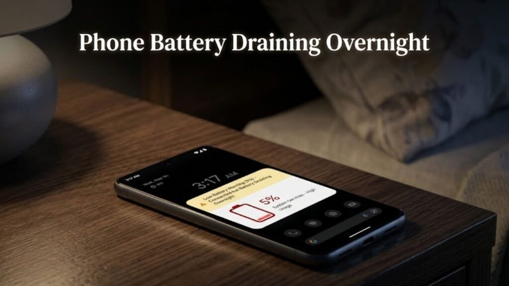 Phone Battery Draining Overnight