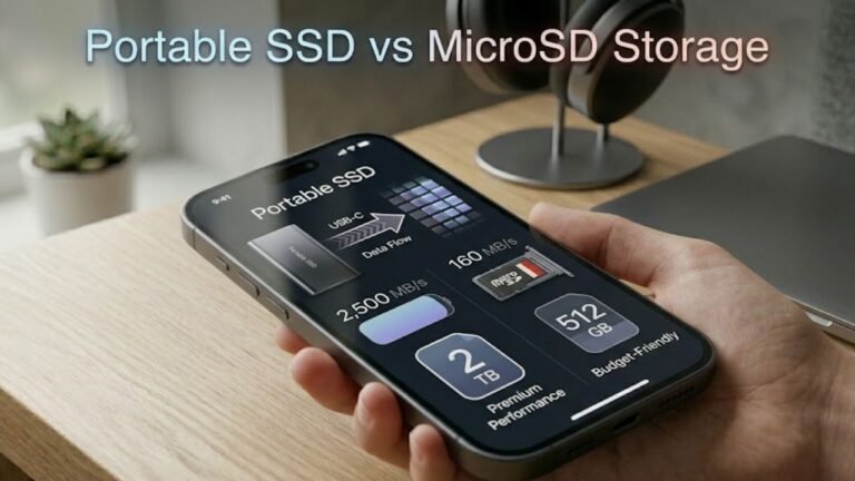 Portable SSD vs MicroSD Storage