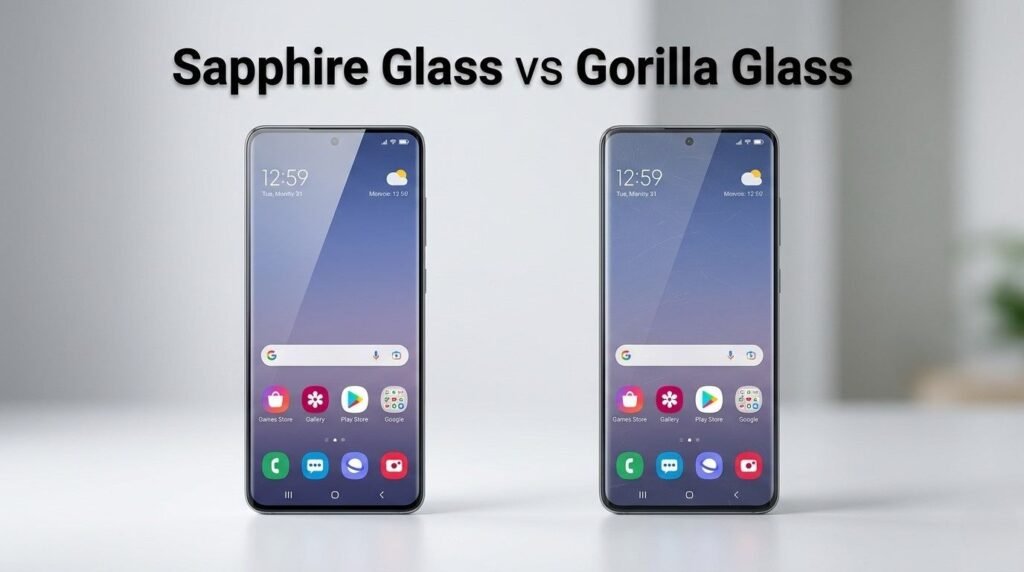 Current image: Sapphire Glass vs Gorilla Glass