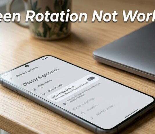 Screen Rotation Not Working