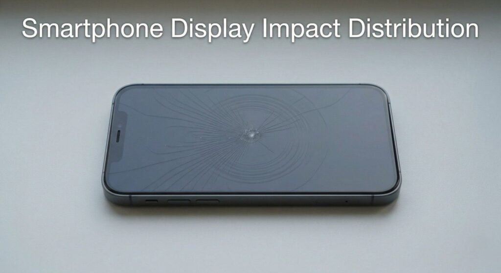 Current image: Smartphone Display Impact Distribution