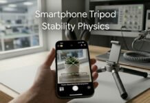 Smartphone Tripod Stability Physics