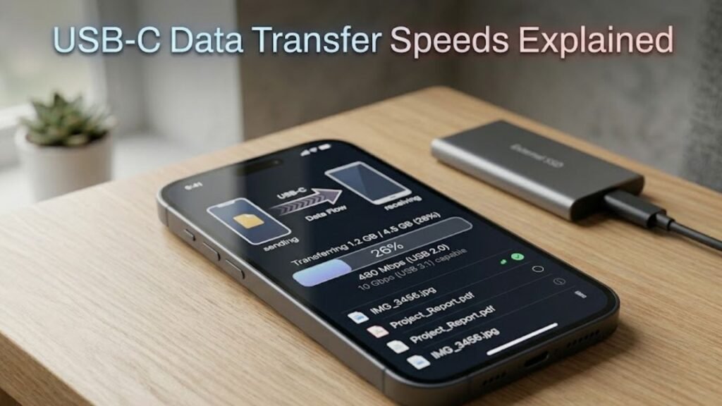 USB-C Data Transfer Speeds Explained