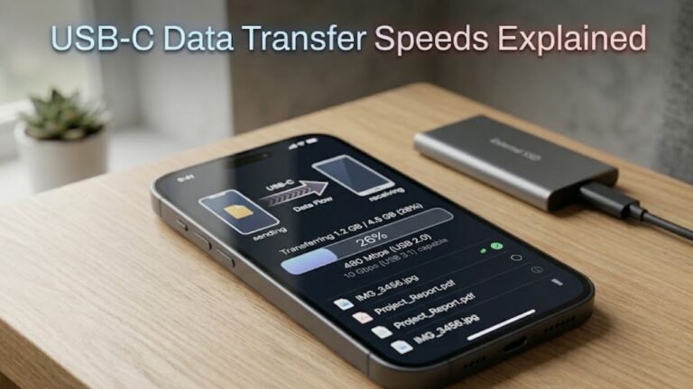 USB-C Data Transfer Speeds Explained