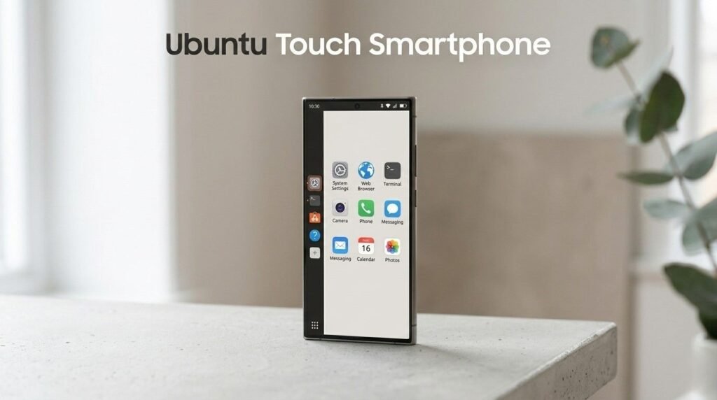 Current image: Ubuntu Touch Smartphone - A Real Android Alternative