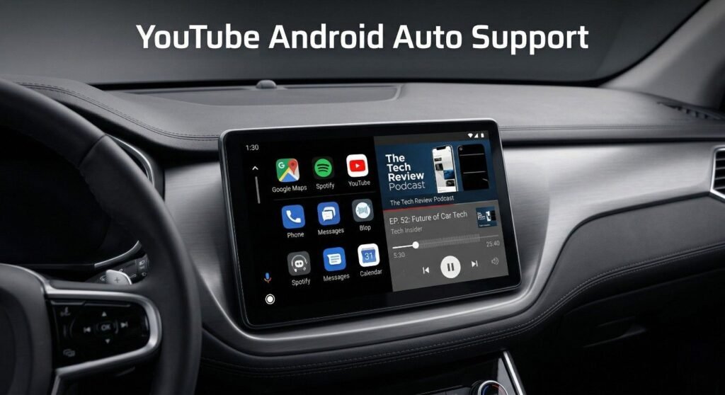 YouTube Android Auto Support Starts Rolling Out With Major Limitations 1 Current image: YouTube Android Auto Support Starts Rolling Out With Major Limitations