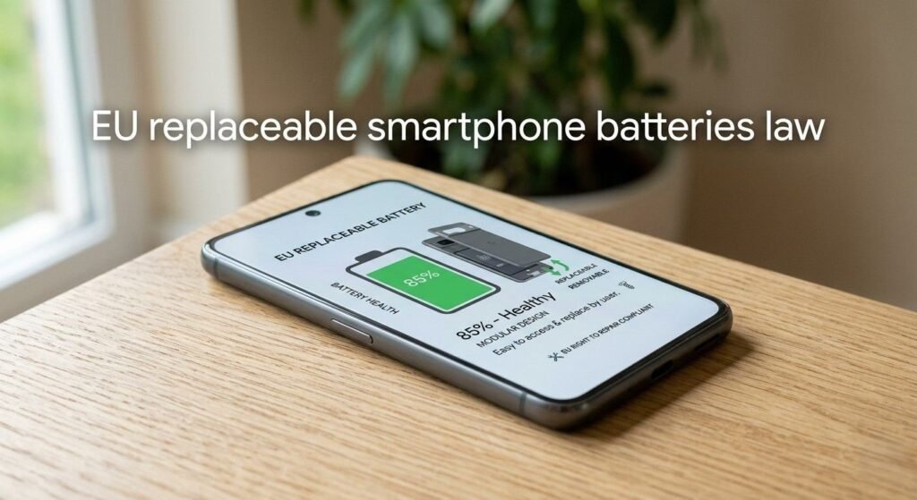 Current image: EU replaceable smartphone batteries law will force a design rethink for Android and iPhone