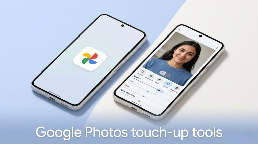 Current image: Google Photos touch-up tools arrive on Android for faster “quick fixes”