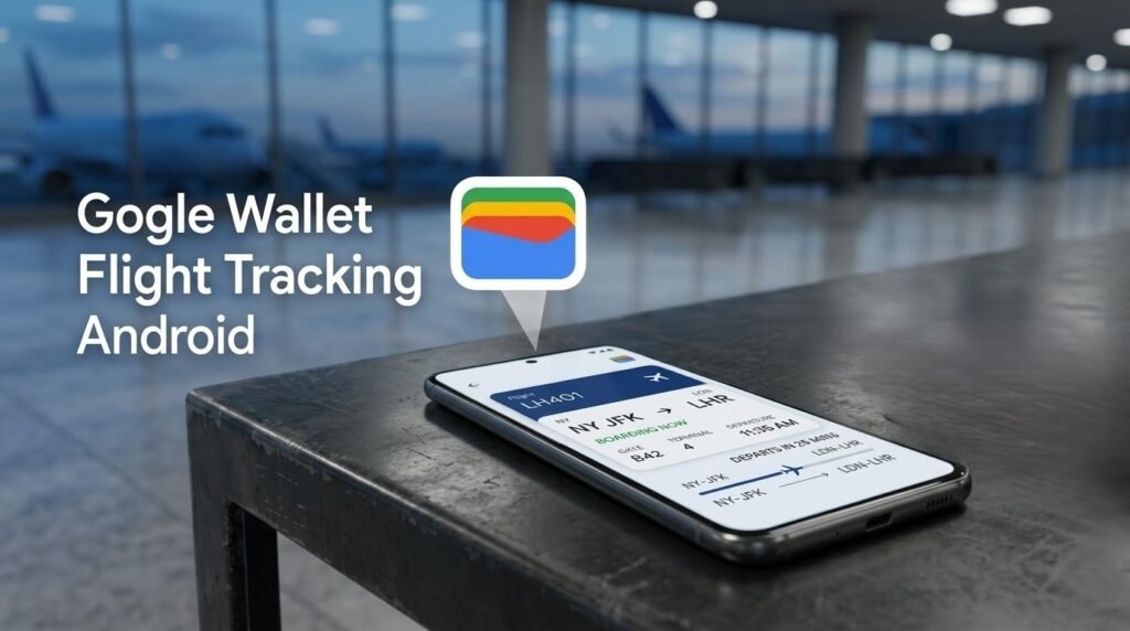 Current image: Google Wallet Flight Tracking Android - Real-Time Updates Land on Lock Screen