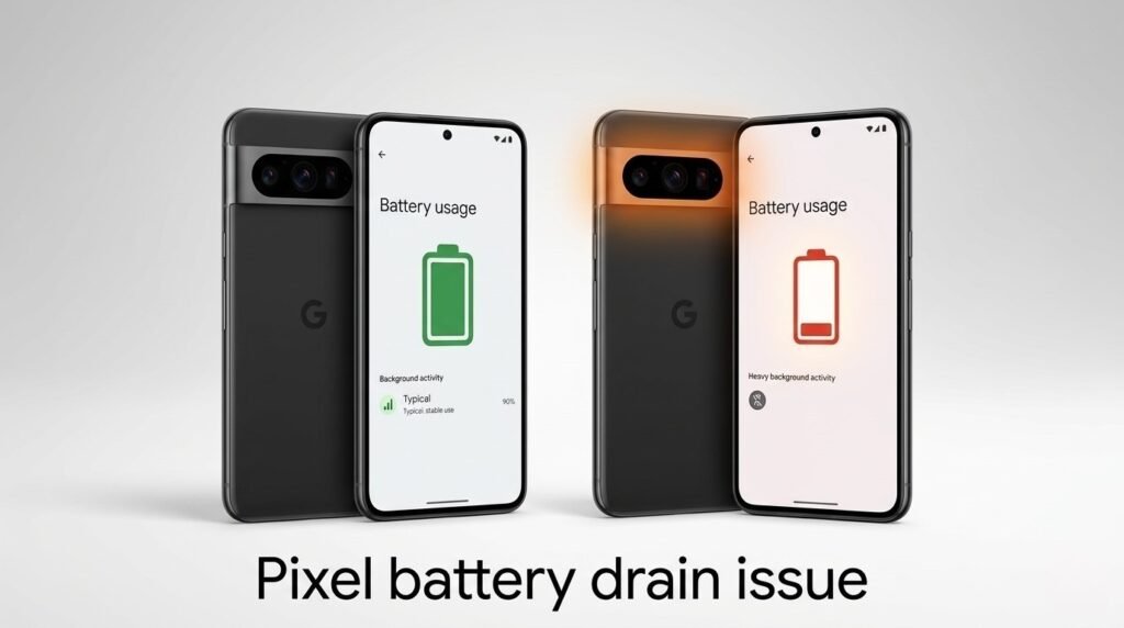 Current image: Pixel battery drain issue after the latest update is frustrating users worldwide