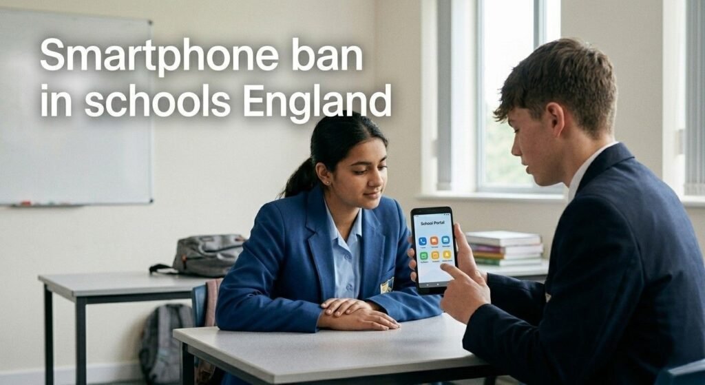 Current image: Smartphone ban in schools England moves closer to law — what the plan really means
