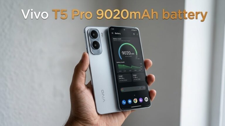 vivo T5 Pro 9020mAh battery makes it official with a 144Hz OLED screen