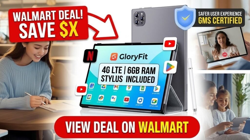 Current image: 10.1 Android 13 Tablet Deal – Big Screen, LTE & Stylus on a Budget