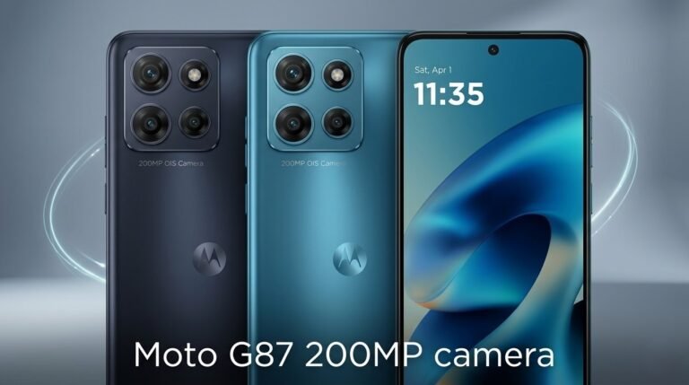 Moto G87 200MP camera headlines Motorola’s new budget push