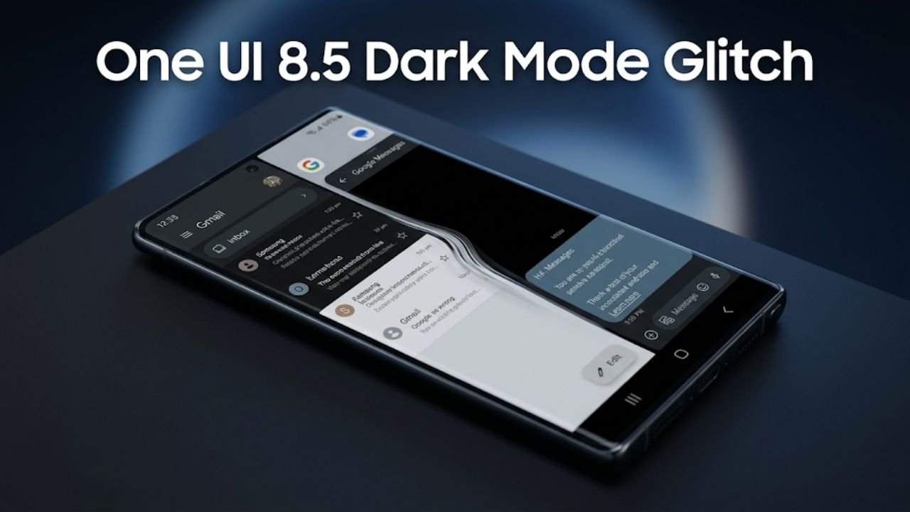One UI 8.5 Dark Mode Glitch: 9 Weird Bugs, Fixes Now