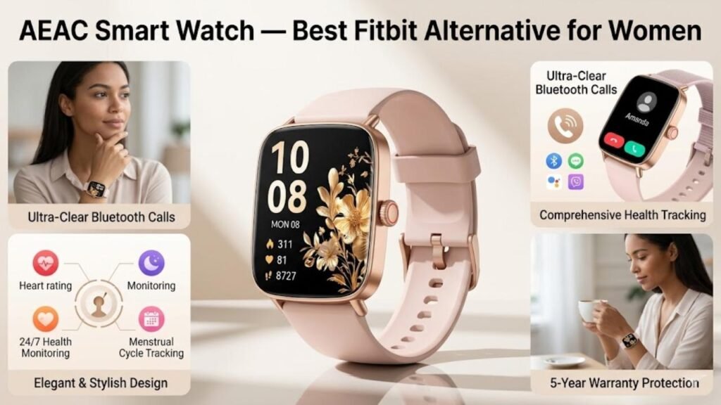 AEAC Smart Watch — Best Fitbit Alternative for Women