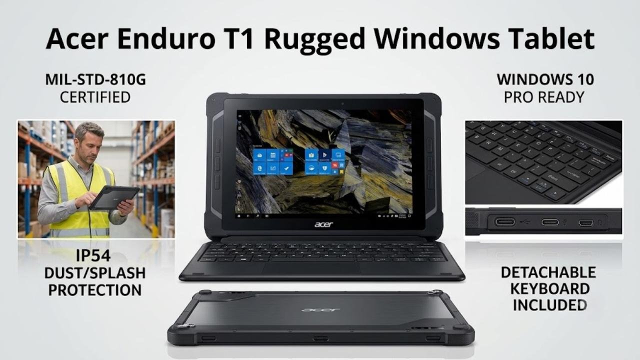 Acer Enduro T1 Rugged Windows Tablet