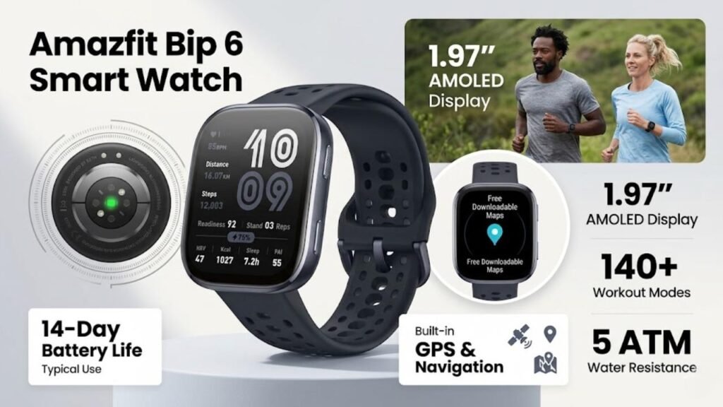 Amazfit Bip 6 Smart Watch