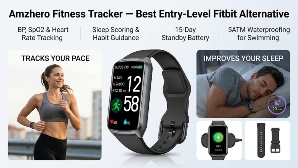 Amzhero Fitness Tracker — Best Entry-Level Fitbit Alternative