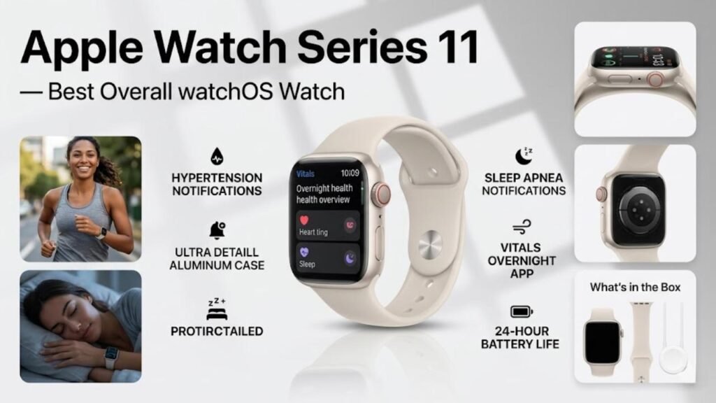 Apple Watch Series 11 — Best Overall watchOS Watch