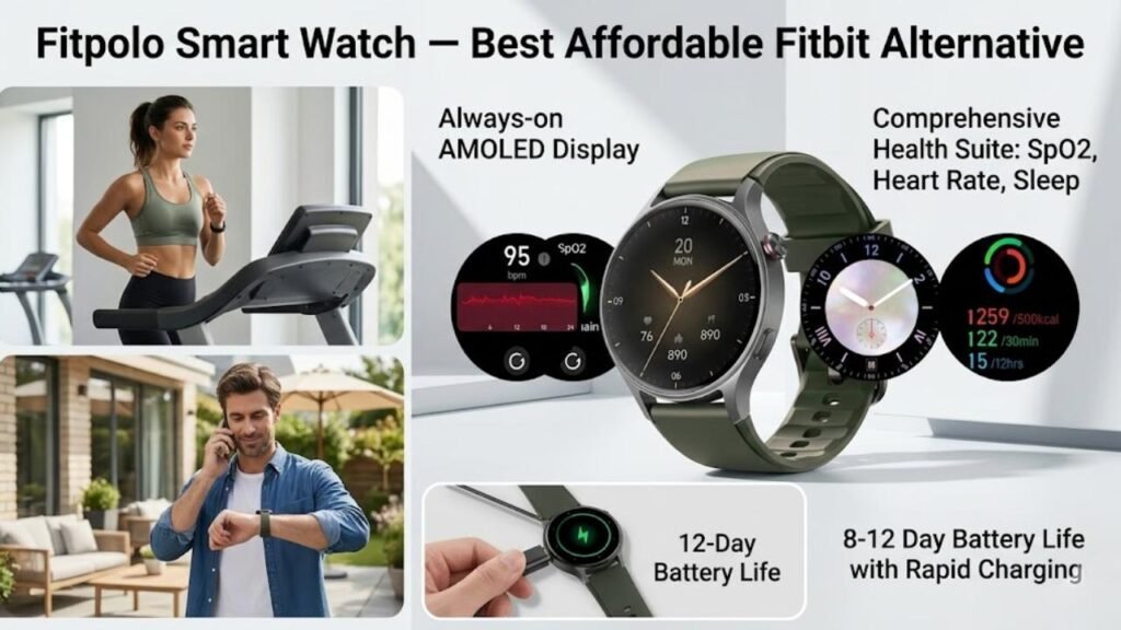 Fitpolo Smart Watch — Best Affordable Fitbit Alternative