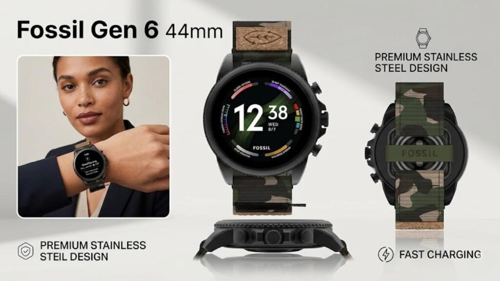 Fossil Gen 6 44mm — Best Style-Forward Wear OS Watch