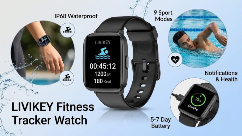 LIVIKEY Fitness Tracker Watch