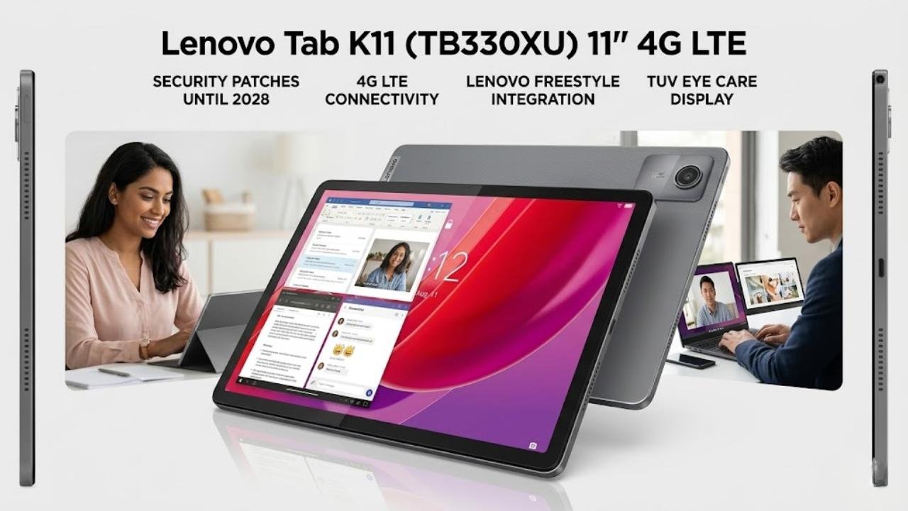 Lenovo Tab K11 (TB330XU) 11″ 4G LTE