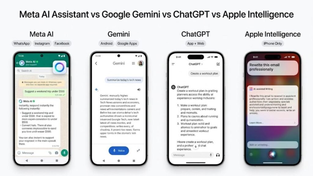 Meta AI Assistant vs Other AI Tools Direct Comparison
