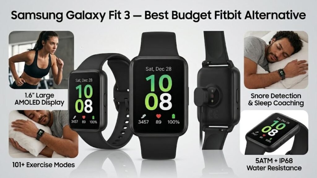 Samsung Galaxy Fit 3 — Best Budget Fitbit Alternative