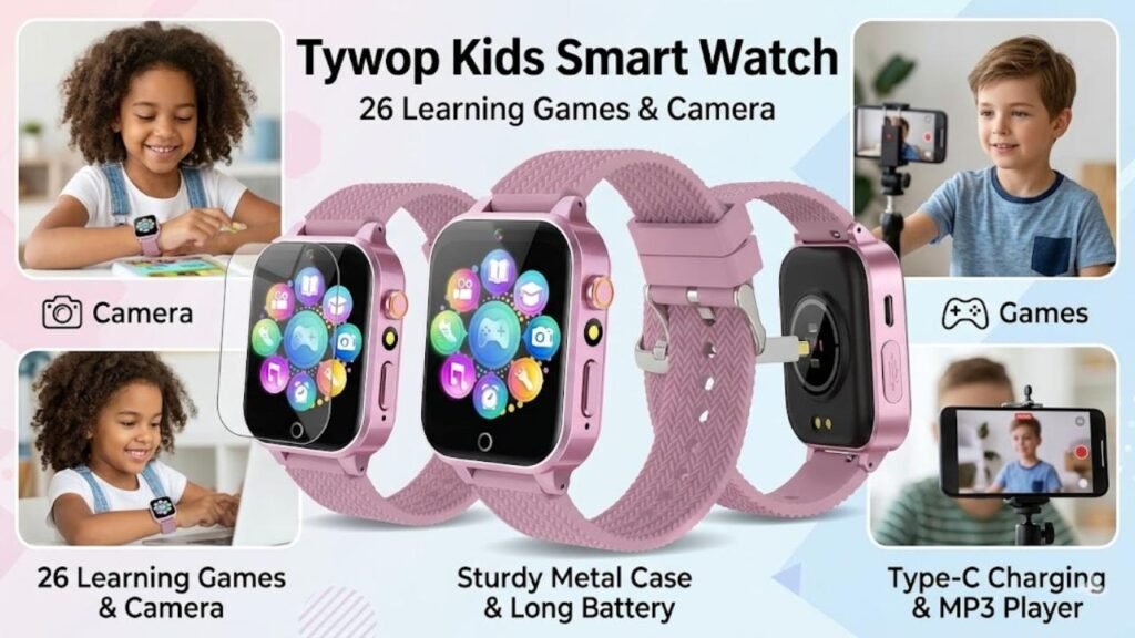 Tywop Kids Smart Watch — Best Educational Kids Watch in Wear OS-Style Category