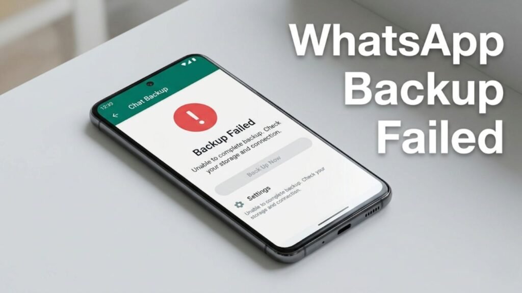 Current image: WhatsApp Backup Failed