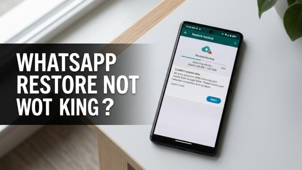 Current image: WhatsApp Restore Not Working 9 Step-by-Step Fixes for Android