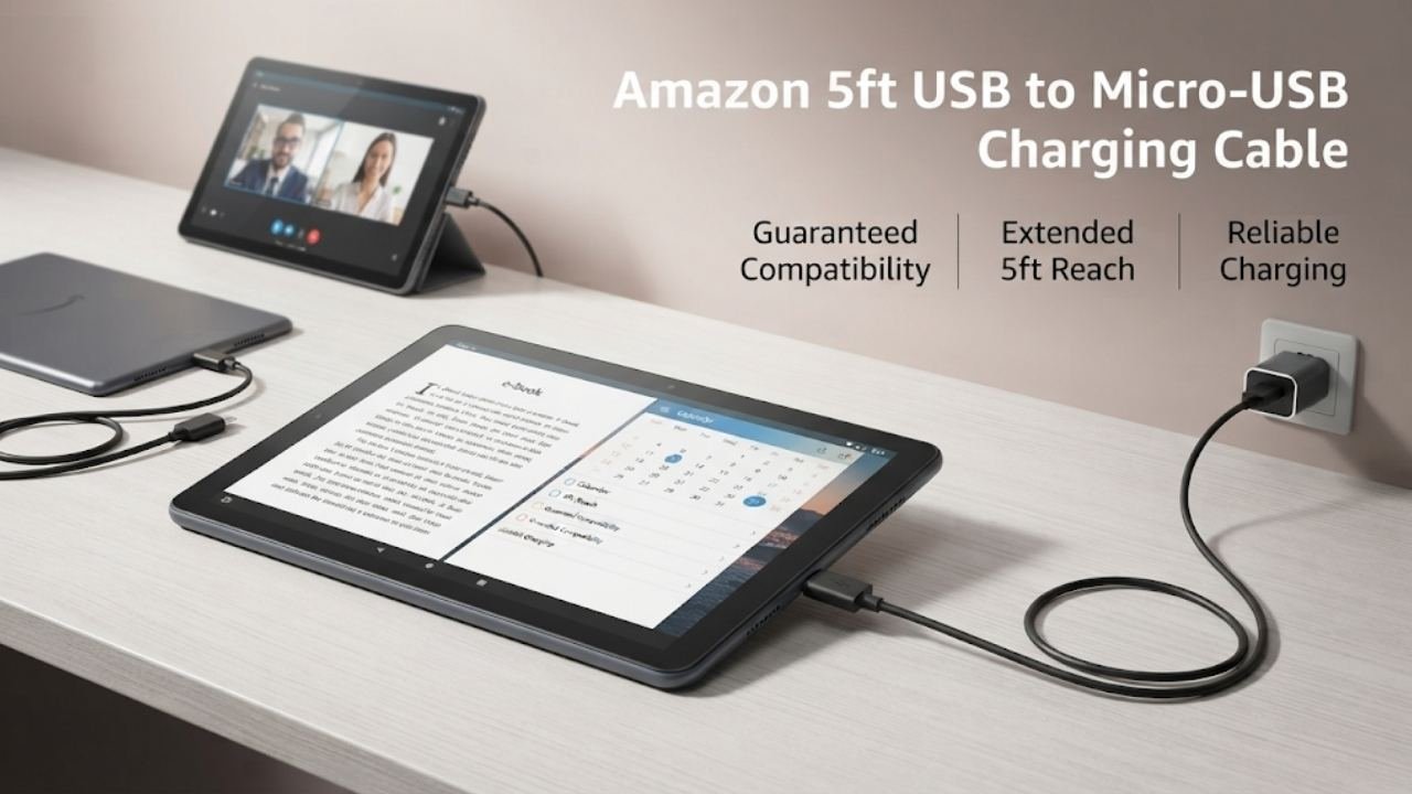 Amazon 5ft USB to Micro-USB Charging Cable