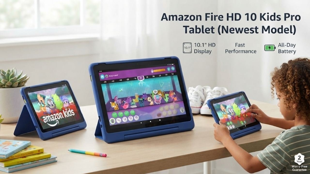 Amazon Fire HD 10 Kids Pro Tablet (Newest Model)