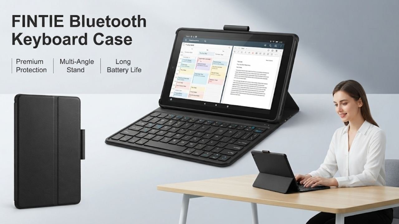 FINTIE Bluetooth Keyboard Case for Amazon Fire HD 10 (13th Gen, 2023)